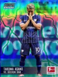 Takuma Asano #25 Soccer Cards 2021 Stadium Club Chrome Bundesliga