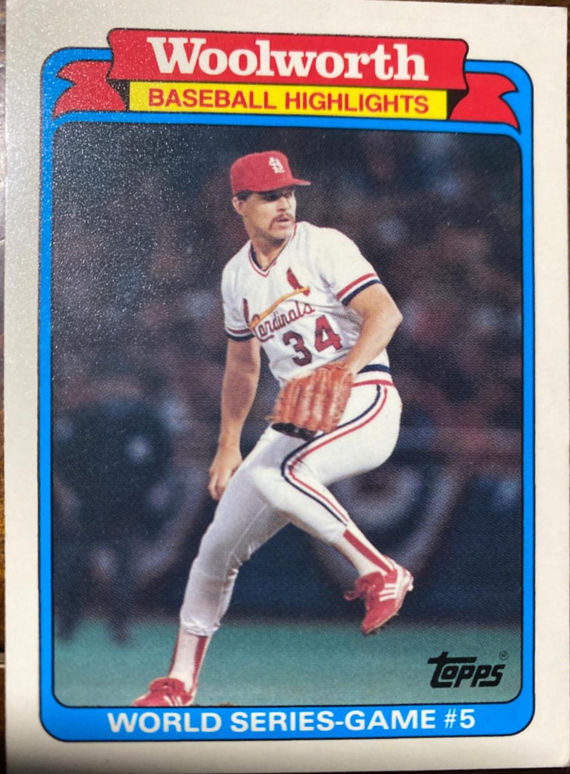 Danny Cox #27 Baseball Cards 1988 Woolworth