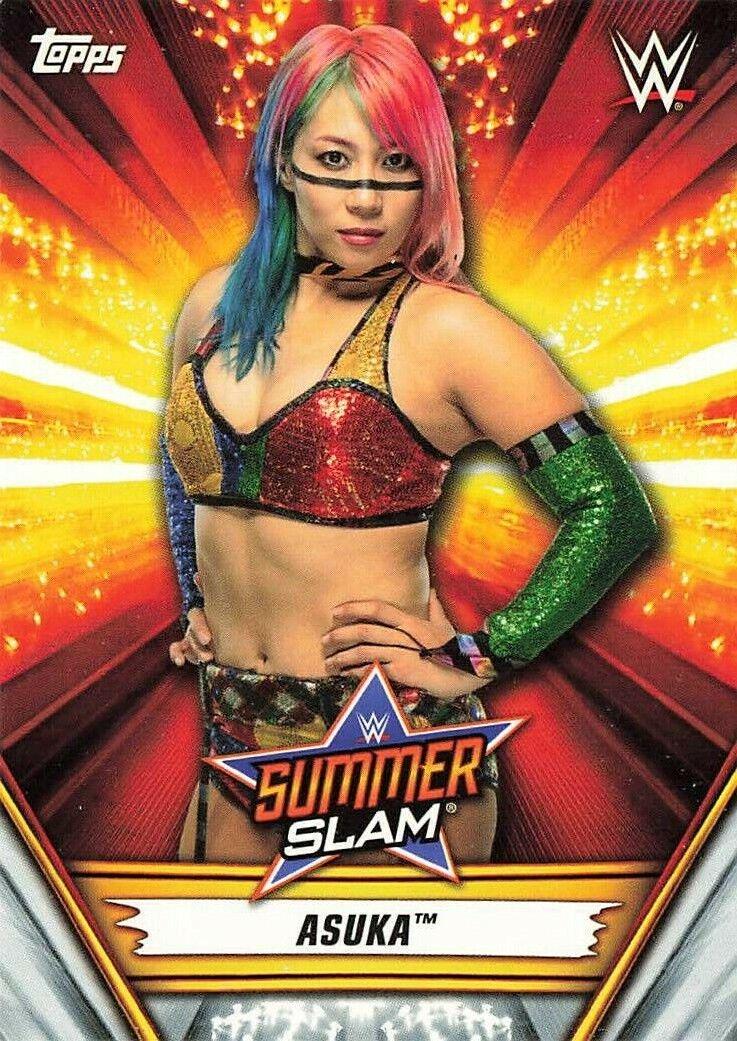 Asuka #43 Wrestling Cards 2019 Topps WWE SummerSlam