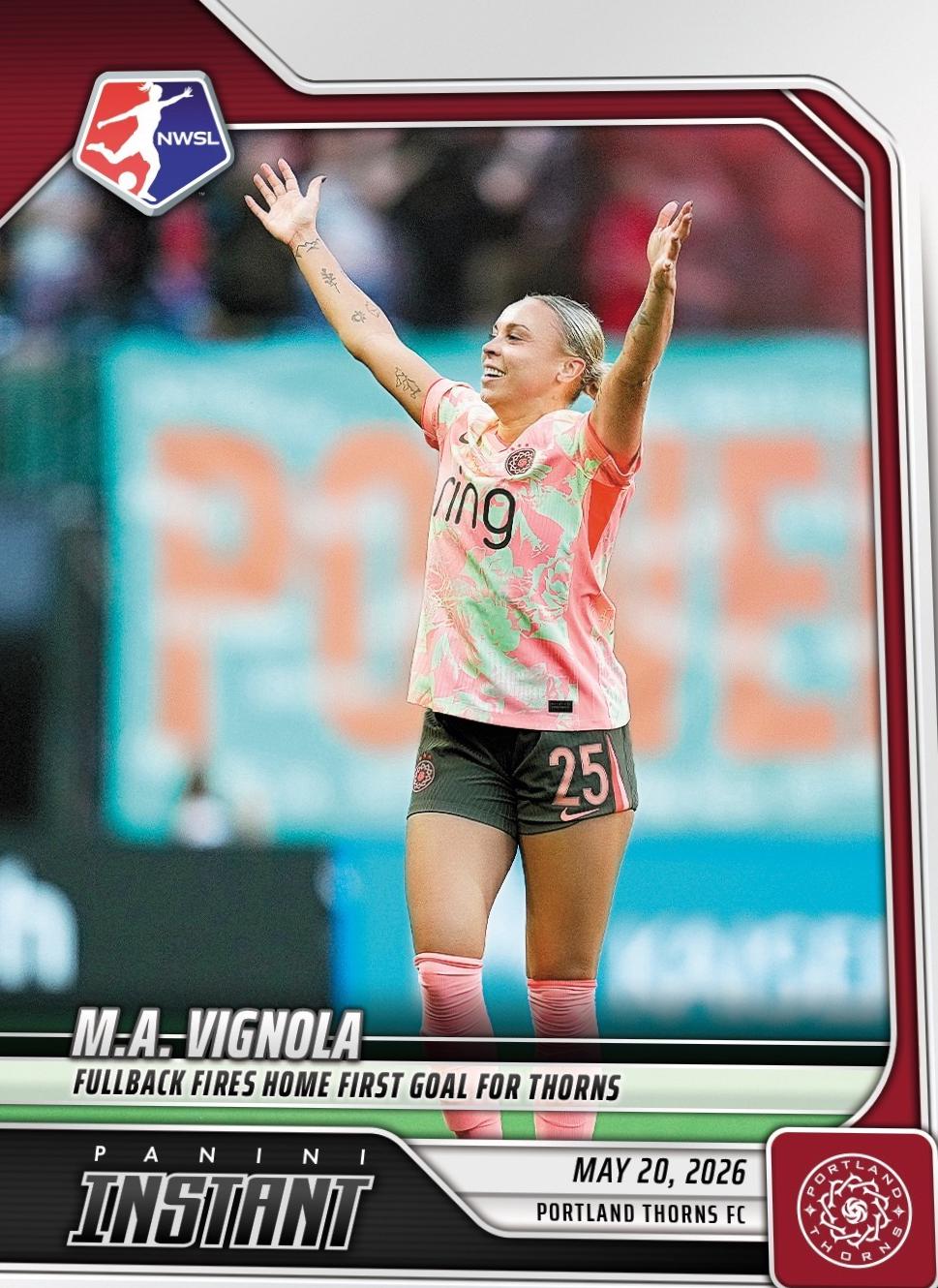 M.A. Vignola #72 2026 Panini Instant Nwsl Soccer