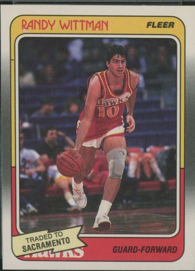 Randy Wittman #7 Basketball Cards 1988 Fleer