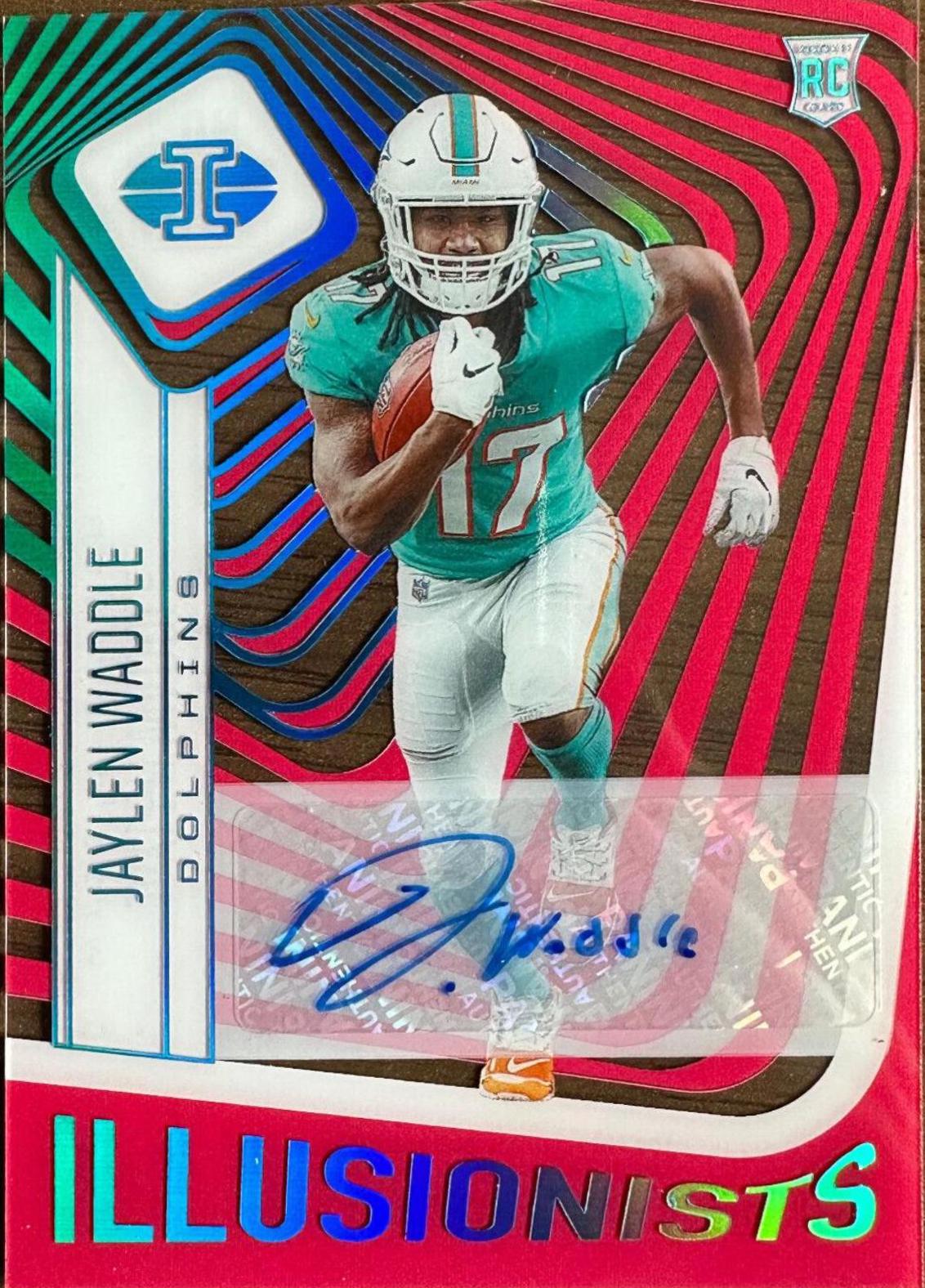 Jaylen Waddle [Autograph Red] #ILL-20