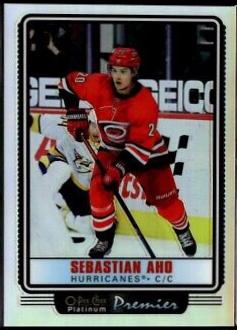 Sebastian Aho #OP11 Hockey Cards 2021 O-Pee-Chee Platinum Premier