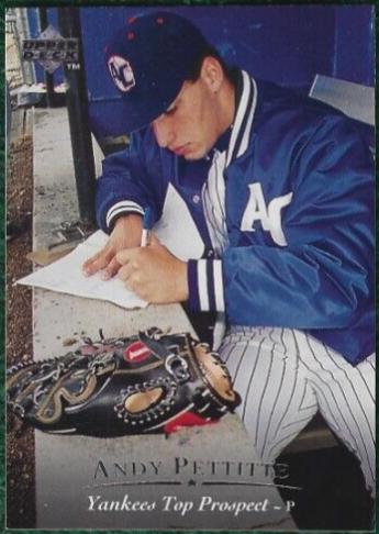 Andy Pettitte #176 Baseball Cards 1995 Upper Deck Minor League