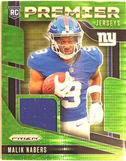 Malik Nabers [Neon Green Pulsar] #PJ-MNS Cover Art