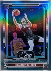 Shaedon Sharpe [Blue] #38 Prices | 2024 Panini One and One