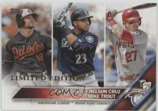 Chris Davis, Mike Trout, Nelson Cruz