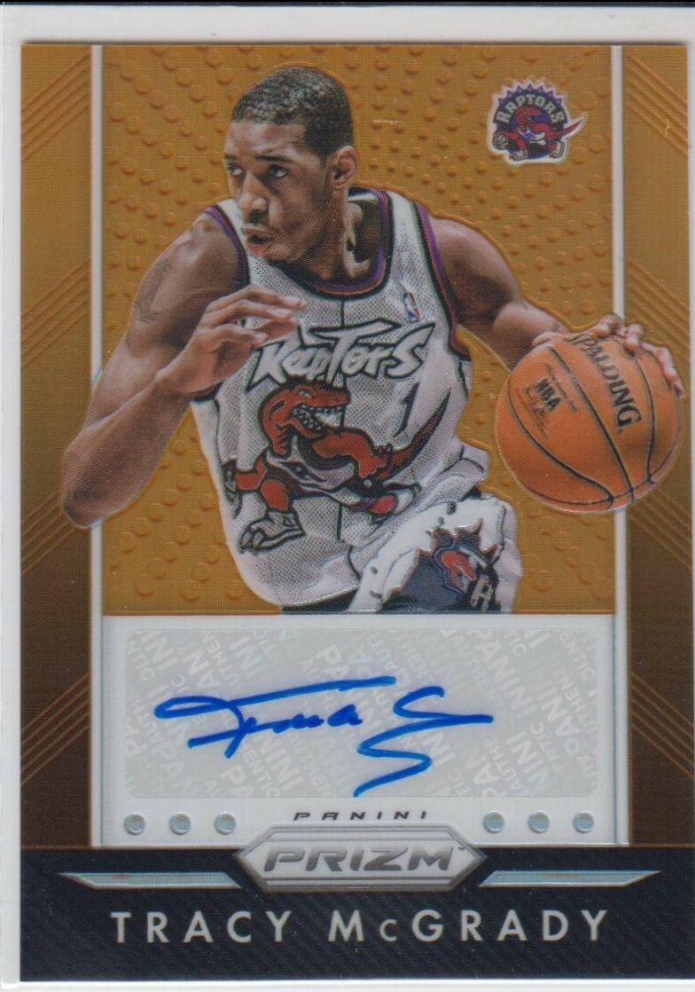 Tracy McGrady #TMG 2015 Panini Prizm Autographs Basketball