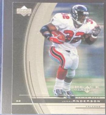Jamal Anderson #5 Football Cards 1999 Upper Deck Black Diamond