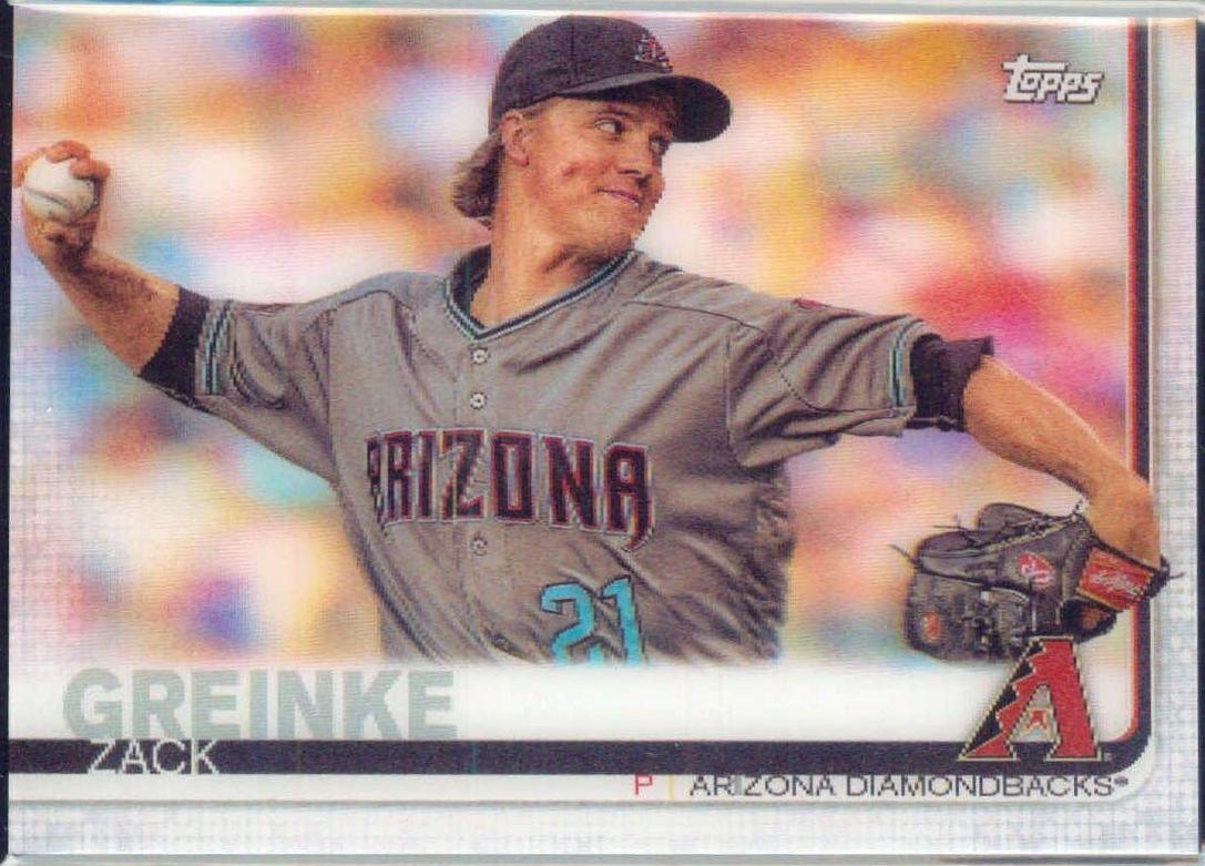 Zack Greinke #222 Baseball Cards 2019 Topps on Demand 3D