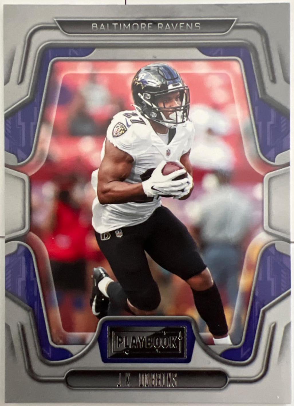 J. K. Dobbins #3 Football Cards 2022 Panini Playbook