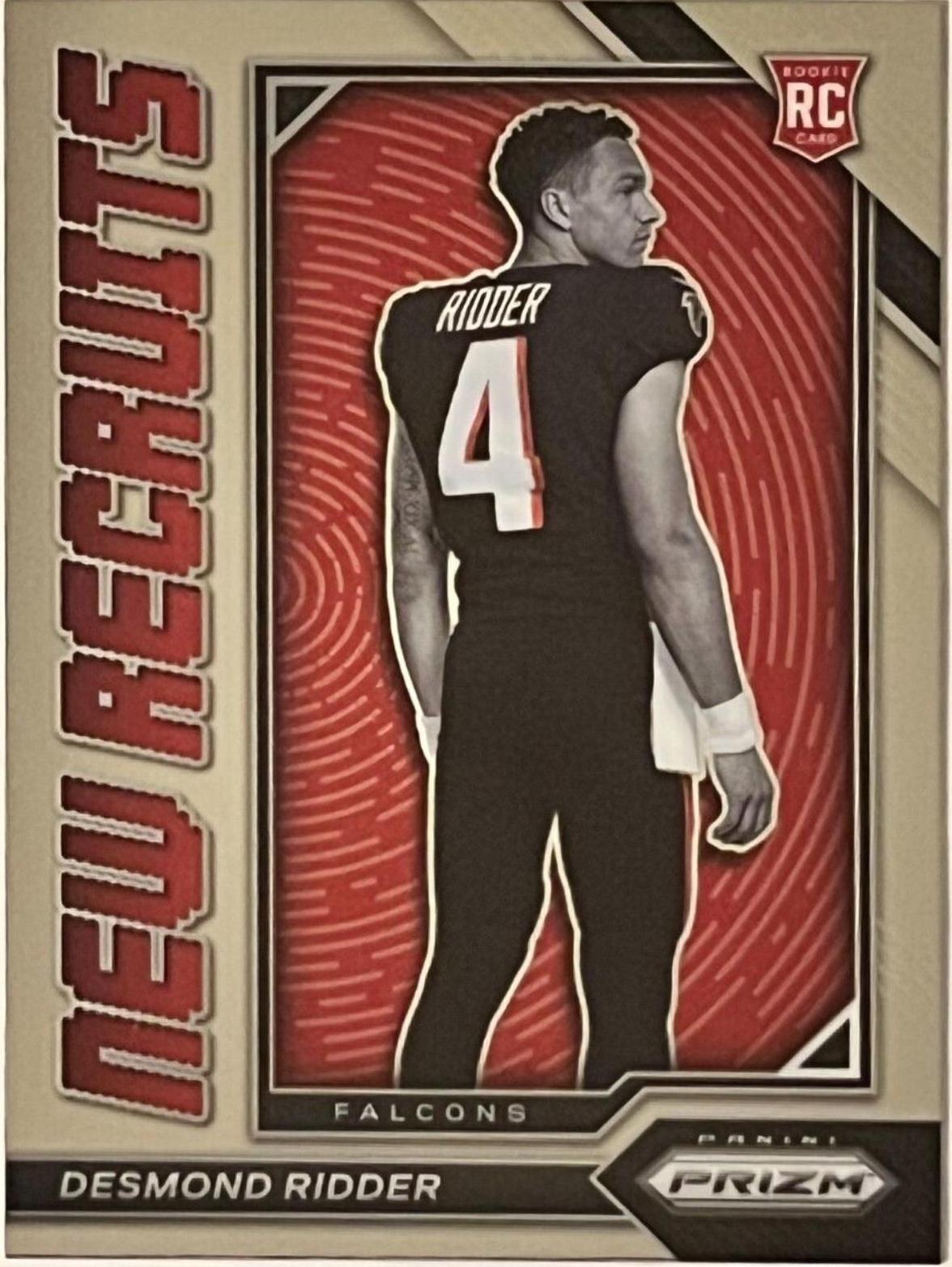 Desmond Ridder #NR-2 Football Cards 2022 Panini Prizm New Recruits