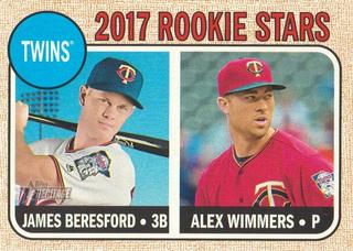 Twins 2017 Rookie Stars: James Beresford / Alex Wimmers