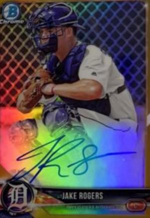 Jake Rogers [Gold Refractor] #CPA-JRO