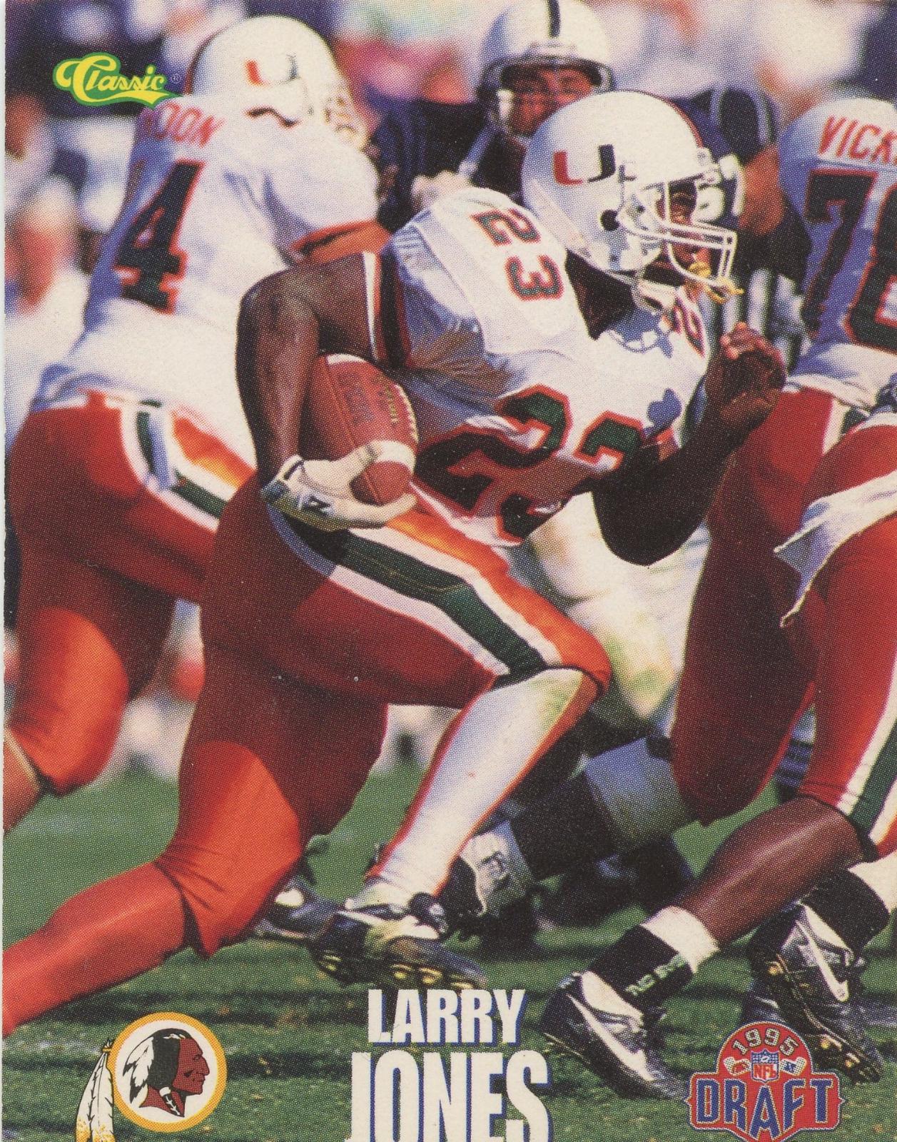 Larry Jones #56 1995 Classic NFL Rookies