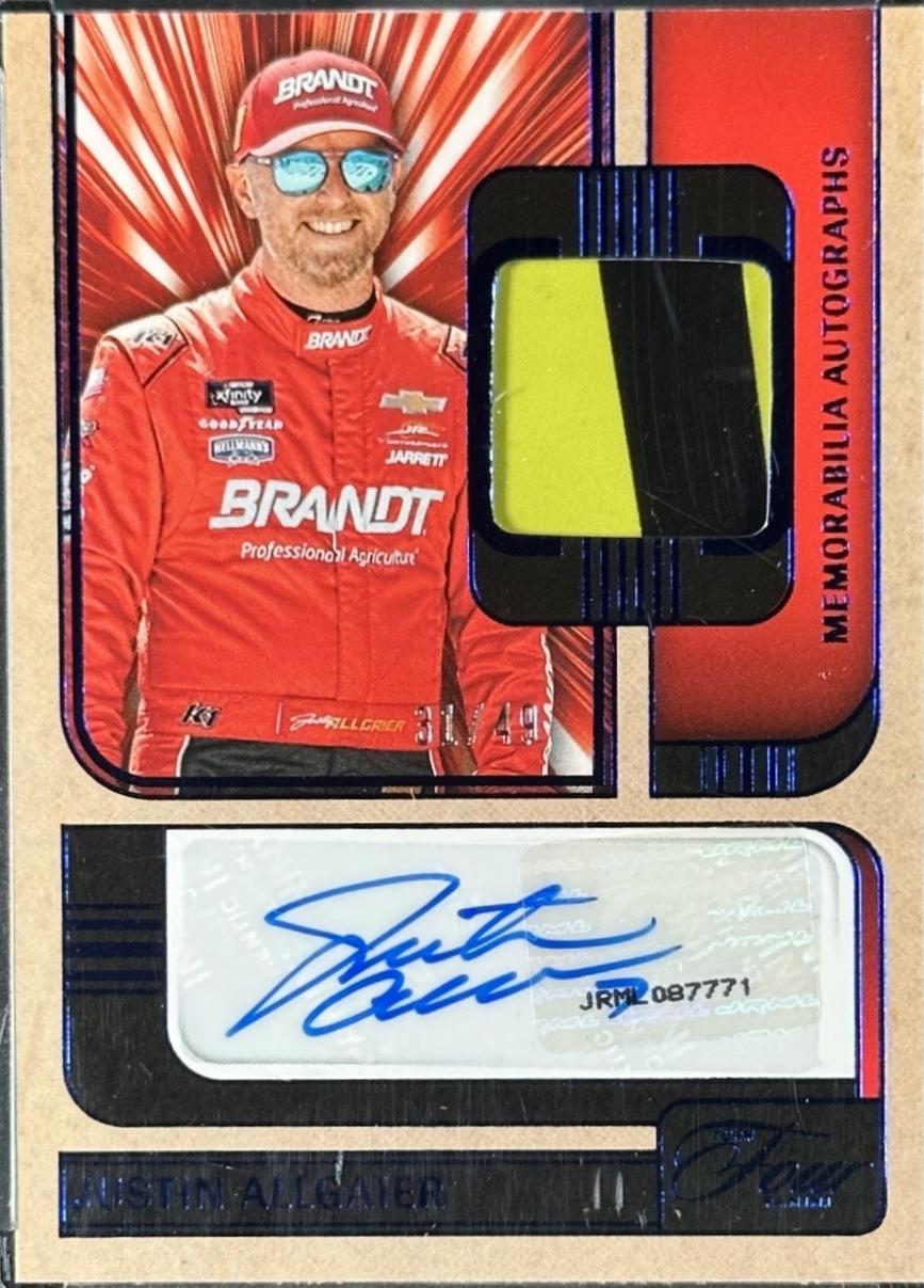 Justin Allgaier [Blue] #20