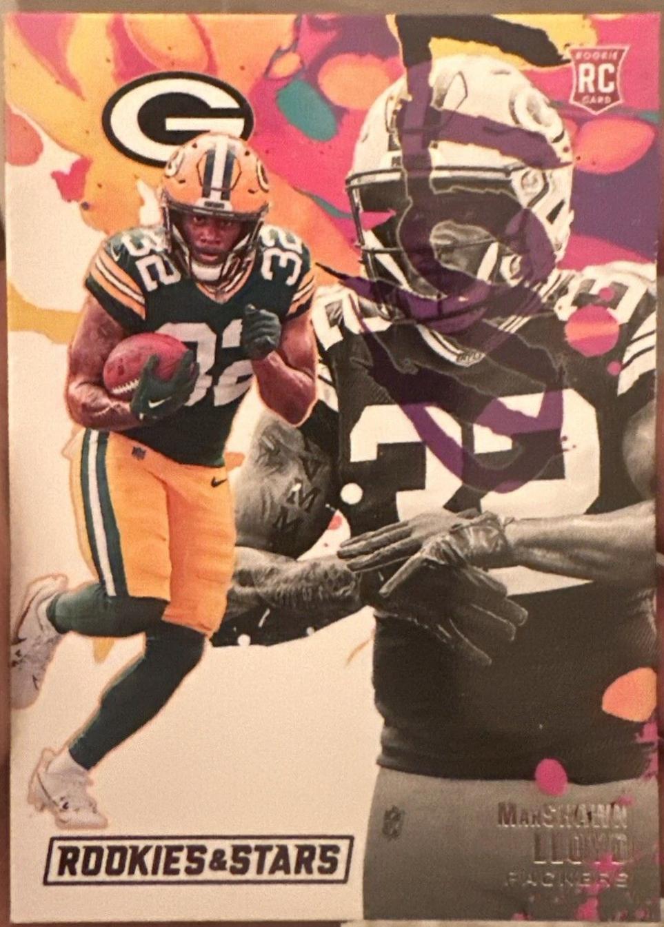 MarShawn Lloyd #RE-MLD Football Cards 2024 Panini Rookies & Stars Rookie Exclusive