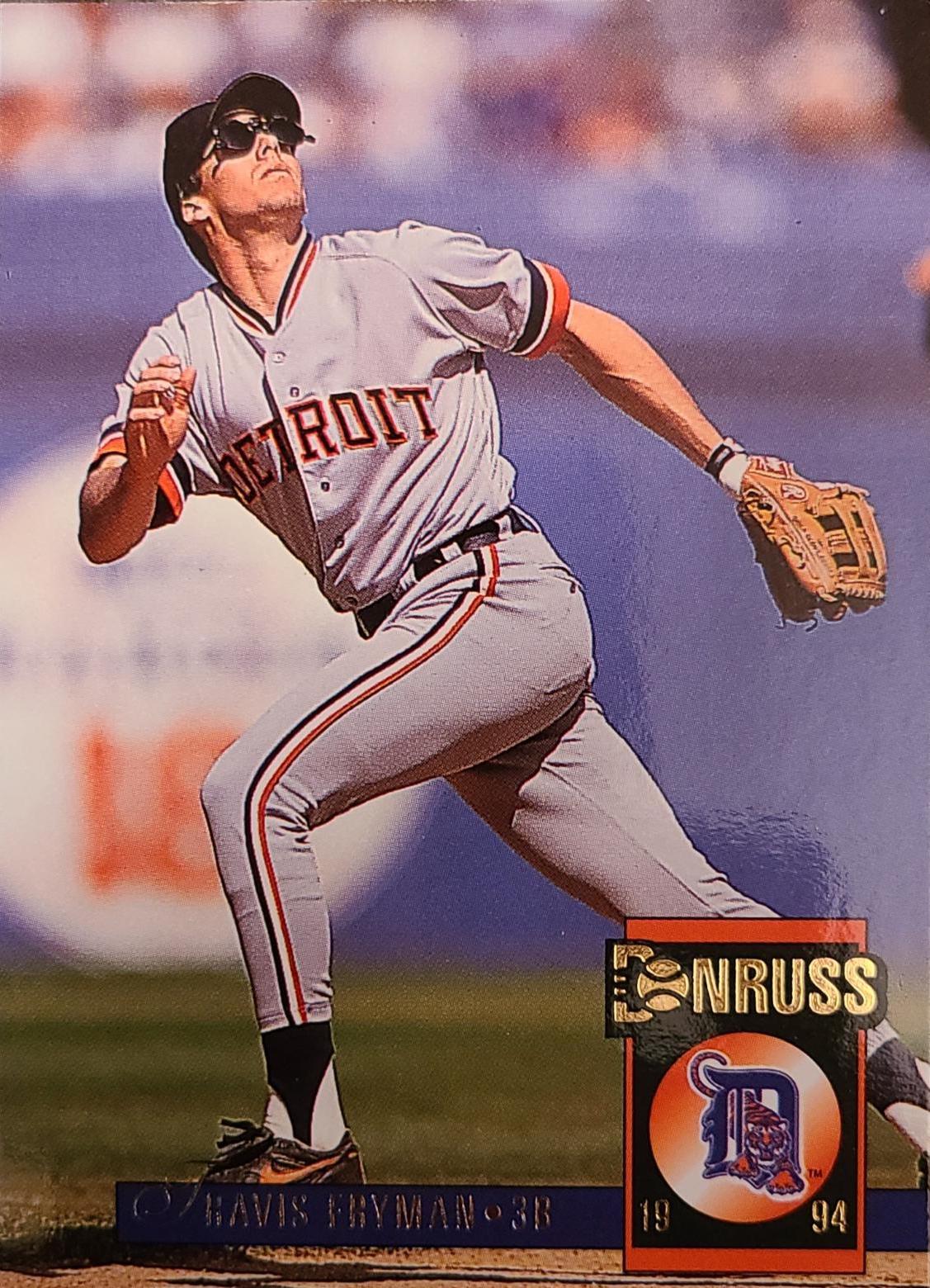Travis Fryman #378 Baseball Cards 1994 Donruss