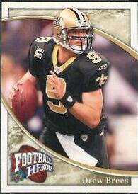 Drew Brees #11 Football Cards 2009 Upper Deck Heroes