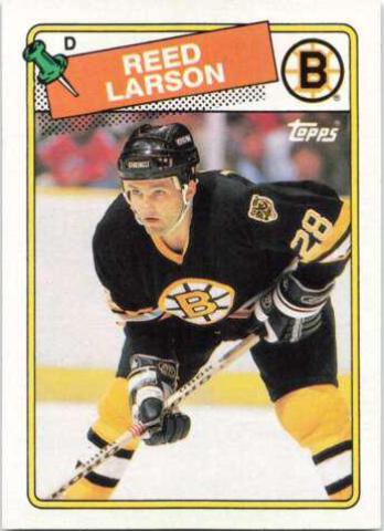 Reed Larson #145 Hockey Cards 1988 Topps