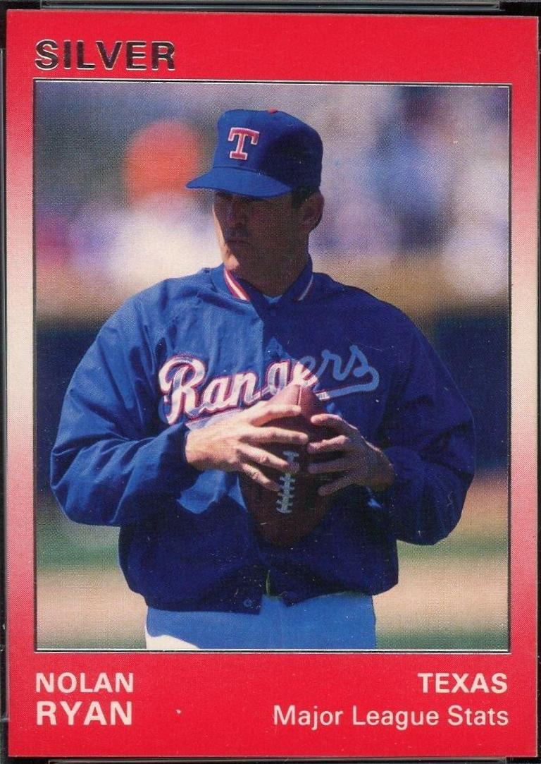 Nolan Ryan #55 Baseball Cards 1991 Star Silver Edition