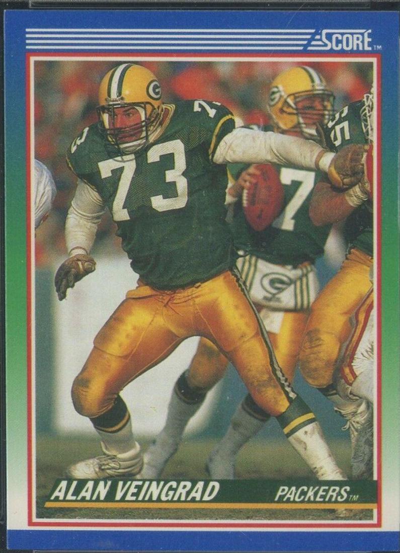 Alan Veingrad #65 Football Cards 1990 Panini Score