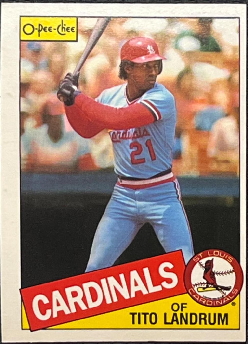 Tito Landrum #33 Baseball Cards 1985 O Pee Chee