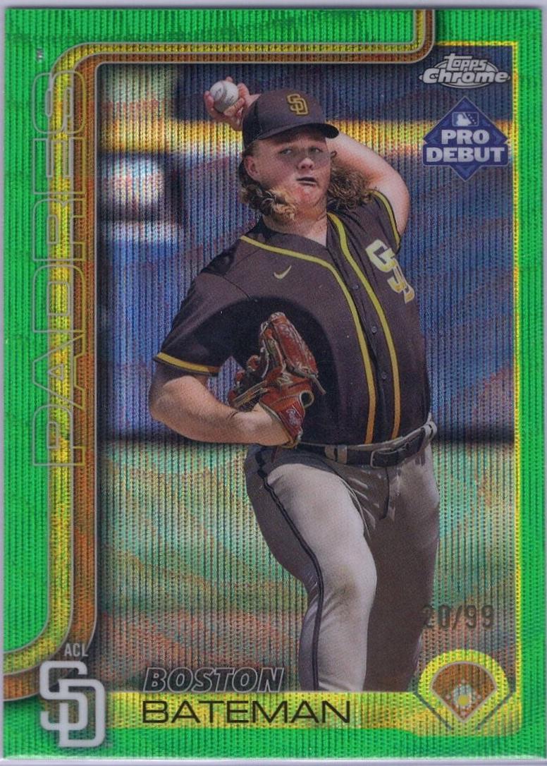 Boston Bateman [Green Wave Refractor] #PDC-42