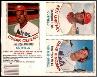 Cesar Cedeno, Dave Kingman, Ken Griffey