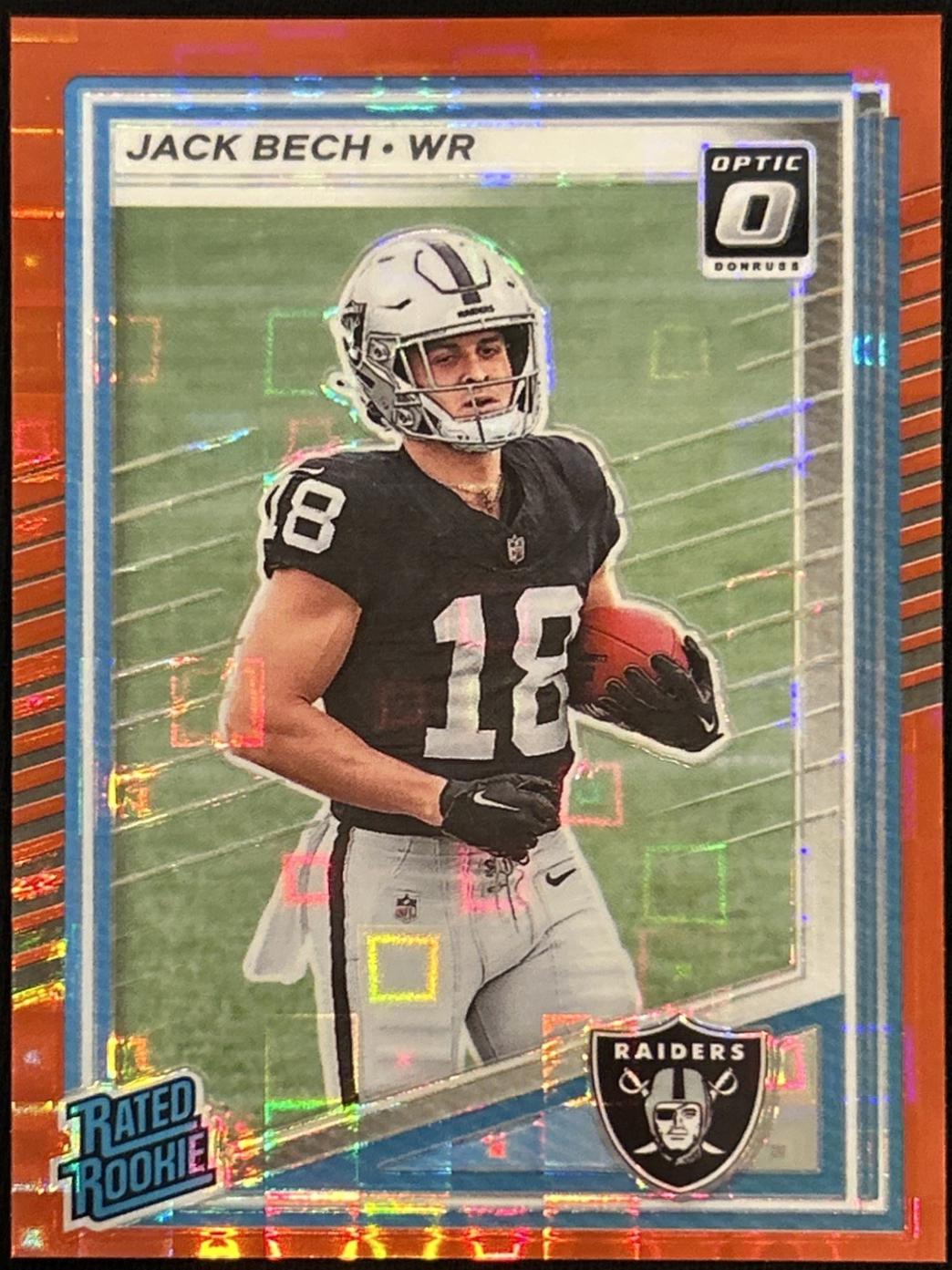 2025 Panini Donruss Jack Bech [Red Pandora Optic Preview] #320 card