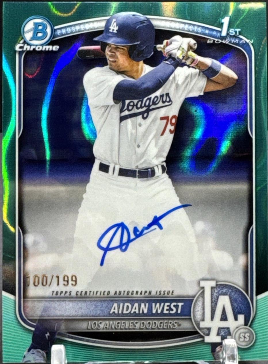 Aidan West [Aqua Lava Refractor] #CPA-AWE
