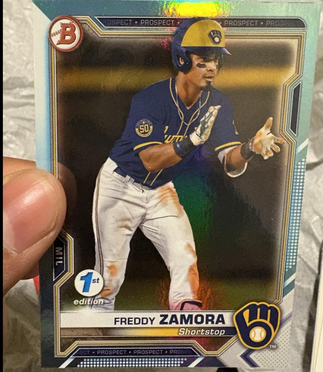 Freddy Zamora [Sky Blue Foil] #BFE-2