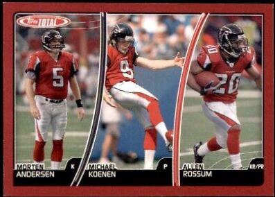 Michael Koenen, Morten Andersen, Allen Rossum [Red] #183