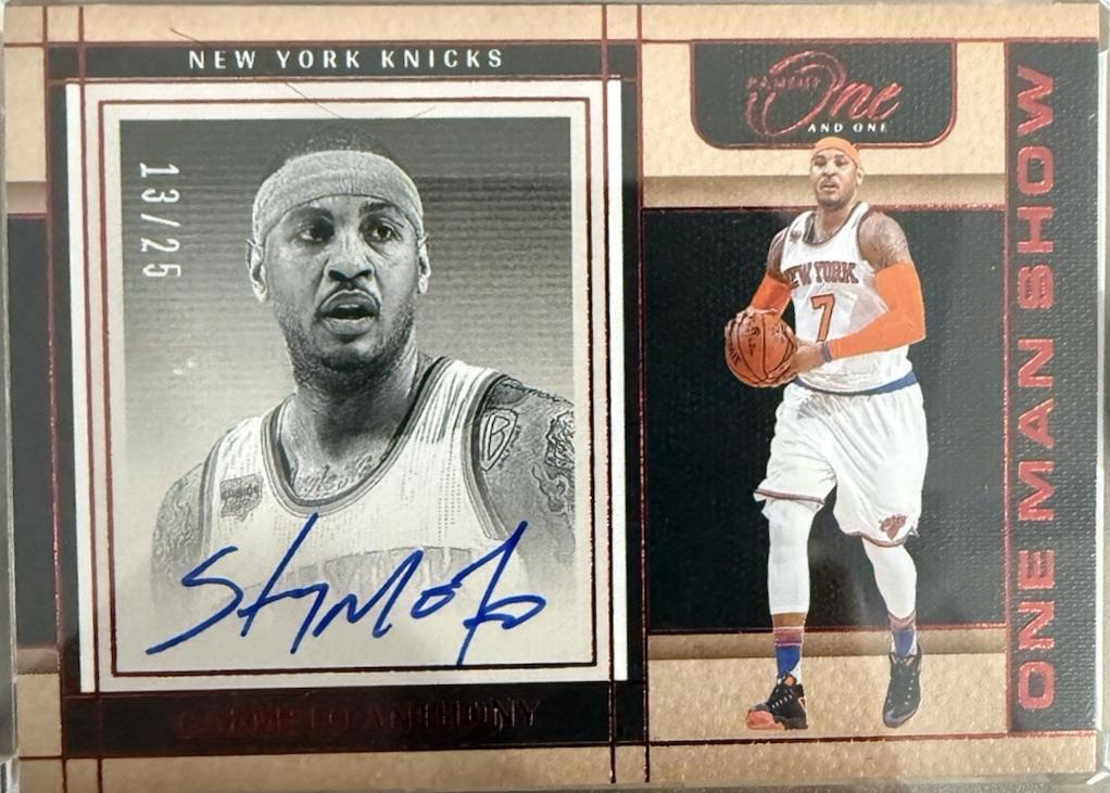 Carmelo Anthony #2 2024 Panini One And One One Man Show Basketball