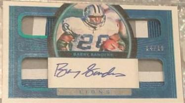 Barry Sanders [Red Autograph] #59