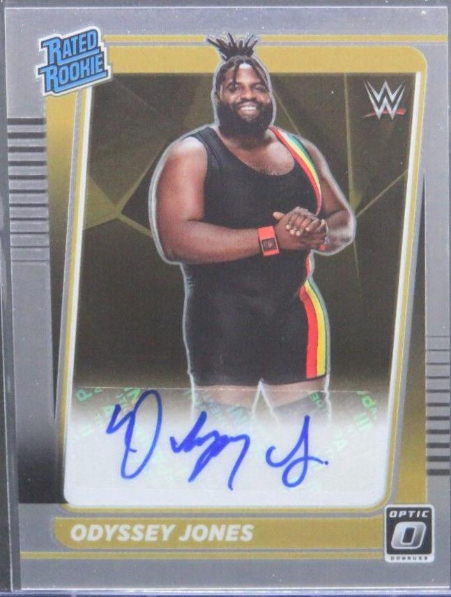 Odyssey Jones #RR-OJN Wrestling Cards 2022 Panini Chronicles WWE Donruss Optic Rated Rookie Signatures