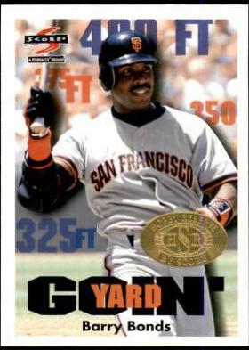 Barry Bonds #504 1997 Score Baseball