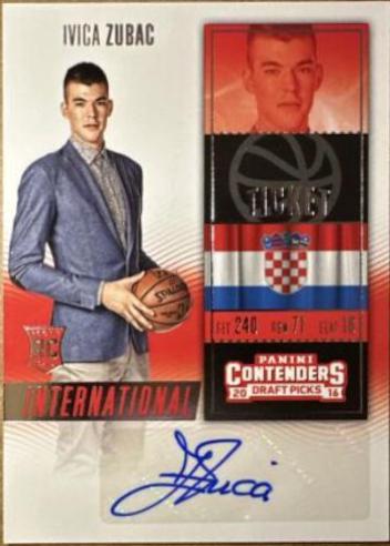 Ivica Zubac [Autograph International Playoff Ticket] #197