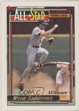 Ryne Sandberg #387 1992 Topps Gold Baseball