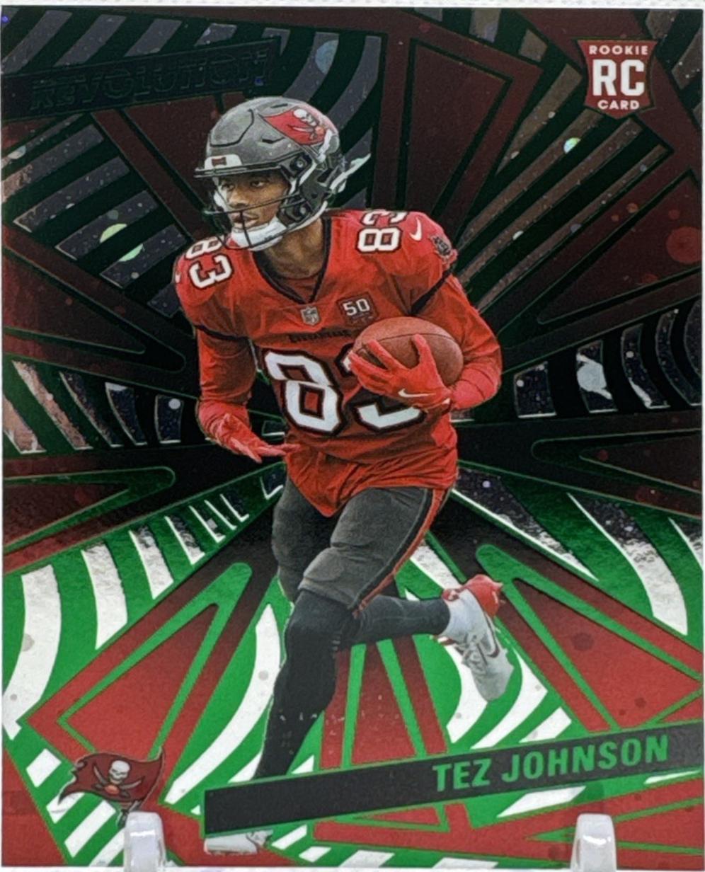 Tez Johnson #240 2025 Panini Revolution Football