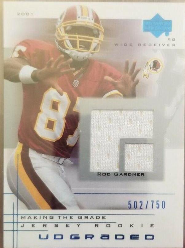 Rod Gardner [Jersey] #59 Prices | 2001 Upper Deck Graded | Football Cards