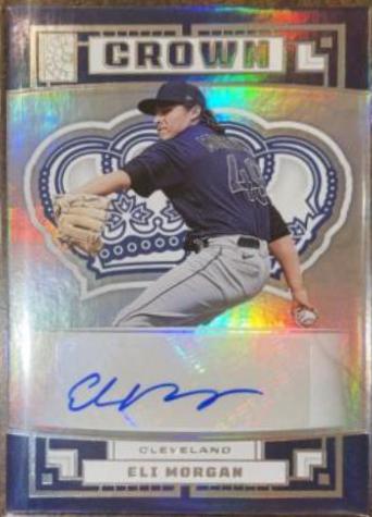 Eli Morgan #C-EM 2022 Panini Capstone Baseball Crown Autographs