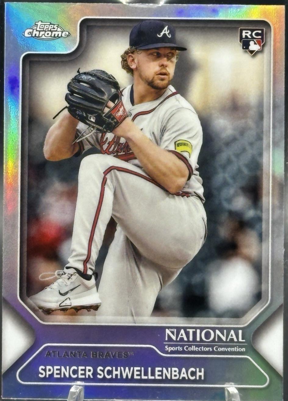 Spencer Schwellenbach #MLB-10 2025 Topps Chrome National Convention Baseball