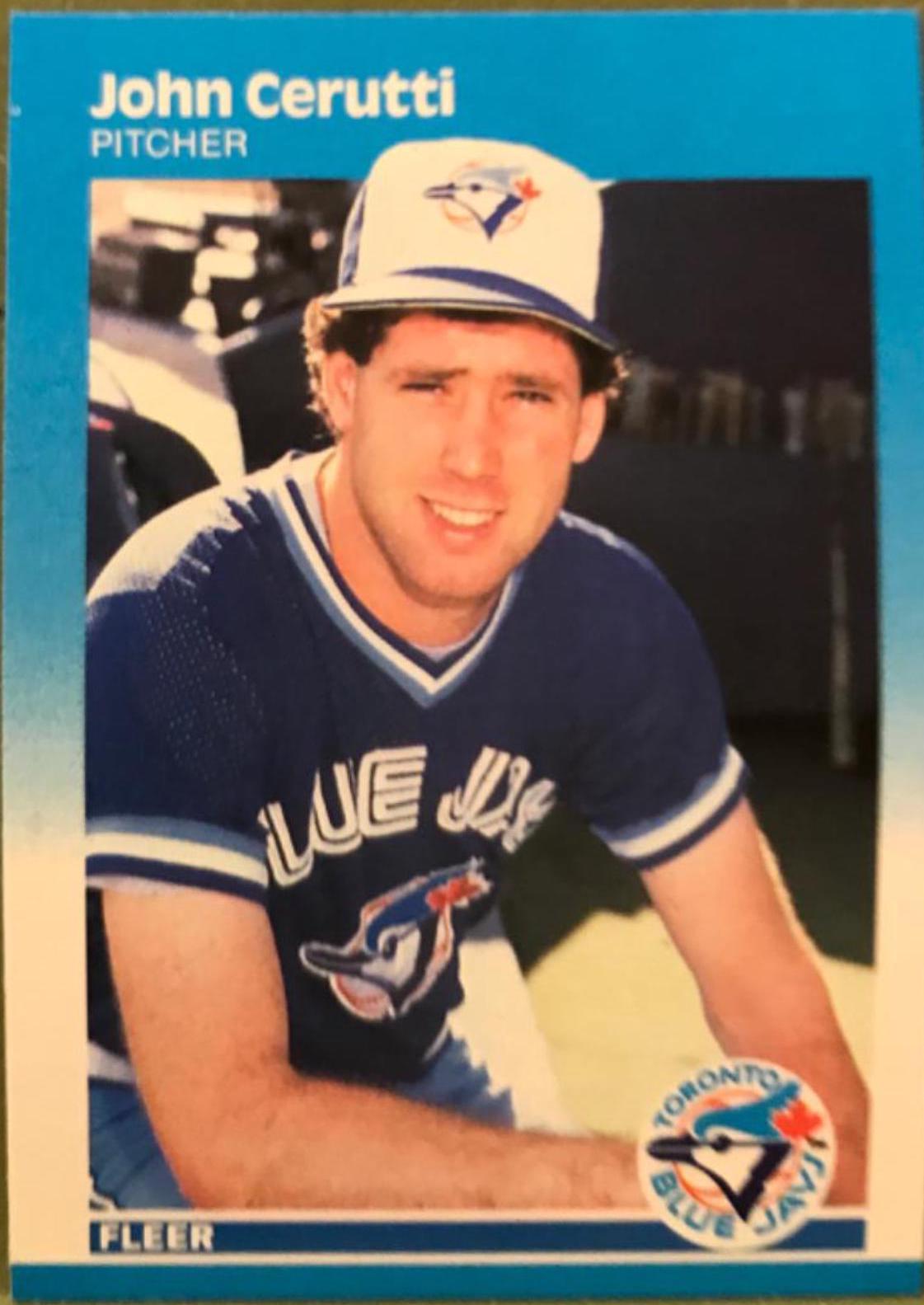 John Cerutti #222 Baseball Cards 1987 Fleer