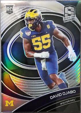 David Ojabo #7 Football Cards 2022 Panini Chronicles Draft Picks Spectra
