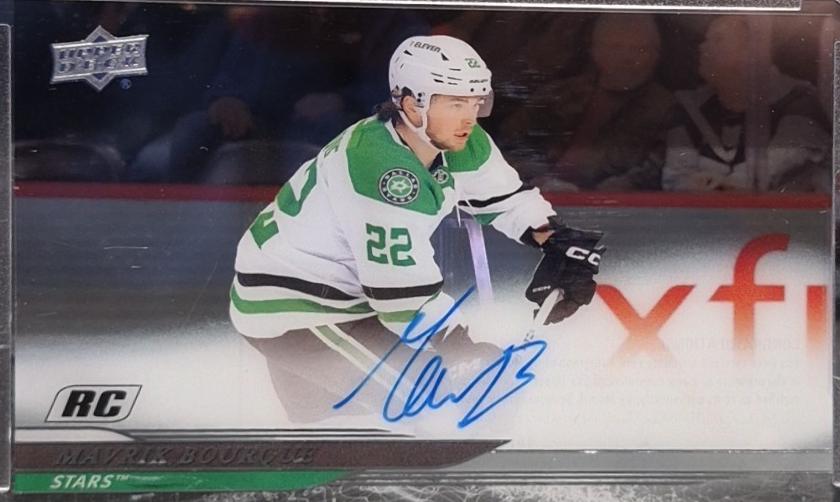 Mavrik Bourque #CC-MB 2024 Upper Deck Clear Cut Hockey