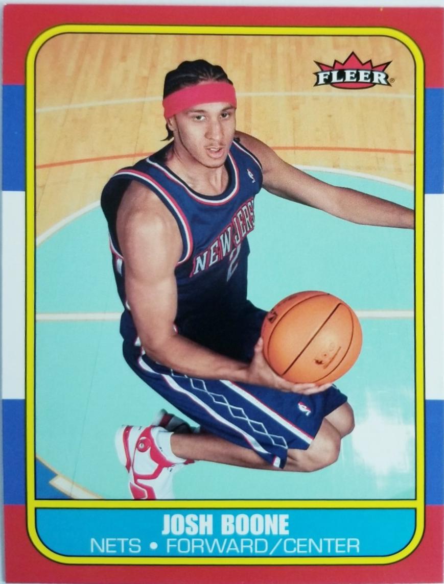 Josh Boone #46 2006-07 Fleer Basketball 1986-87 20th Anniversary