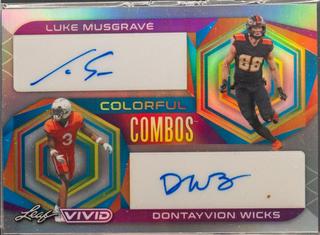 Luke Musgrave, Dontayvion Wicks