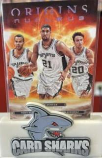 Tim Duncan, Tony Parker, Manu Ginobili
