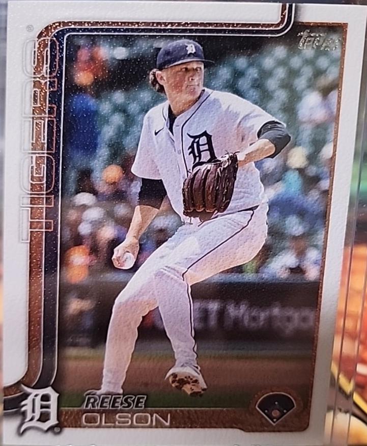 Reese Olson [Printing Plate] (2025 Topps)